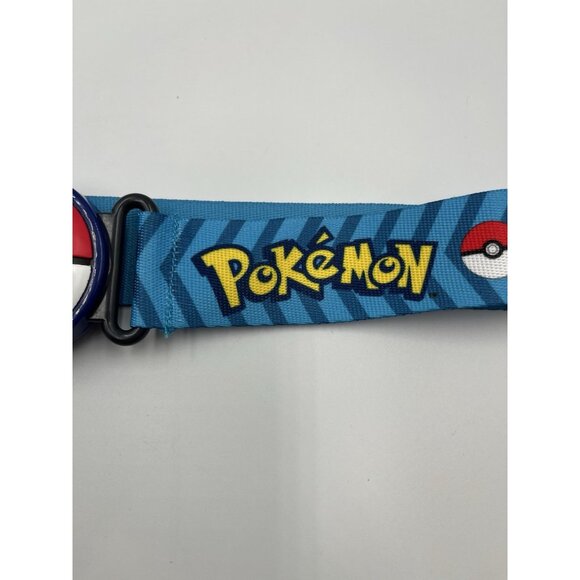 Pokemon Clip N Go Belt (Blue) 2018 TOMY Toys Adjustable Strap NICE BELT SEE ALL - Picture 2 of 16